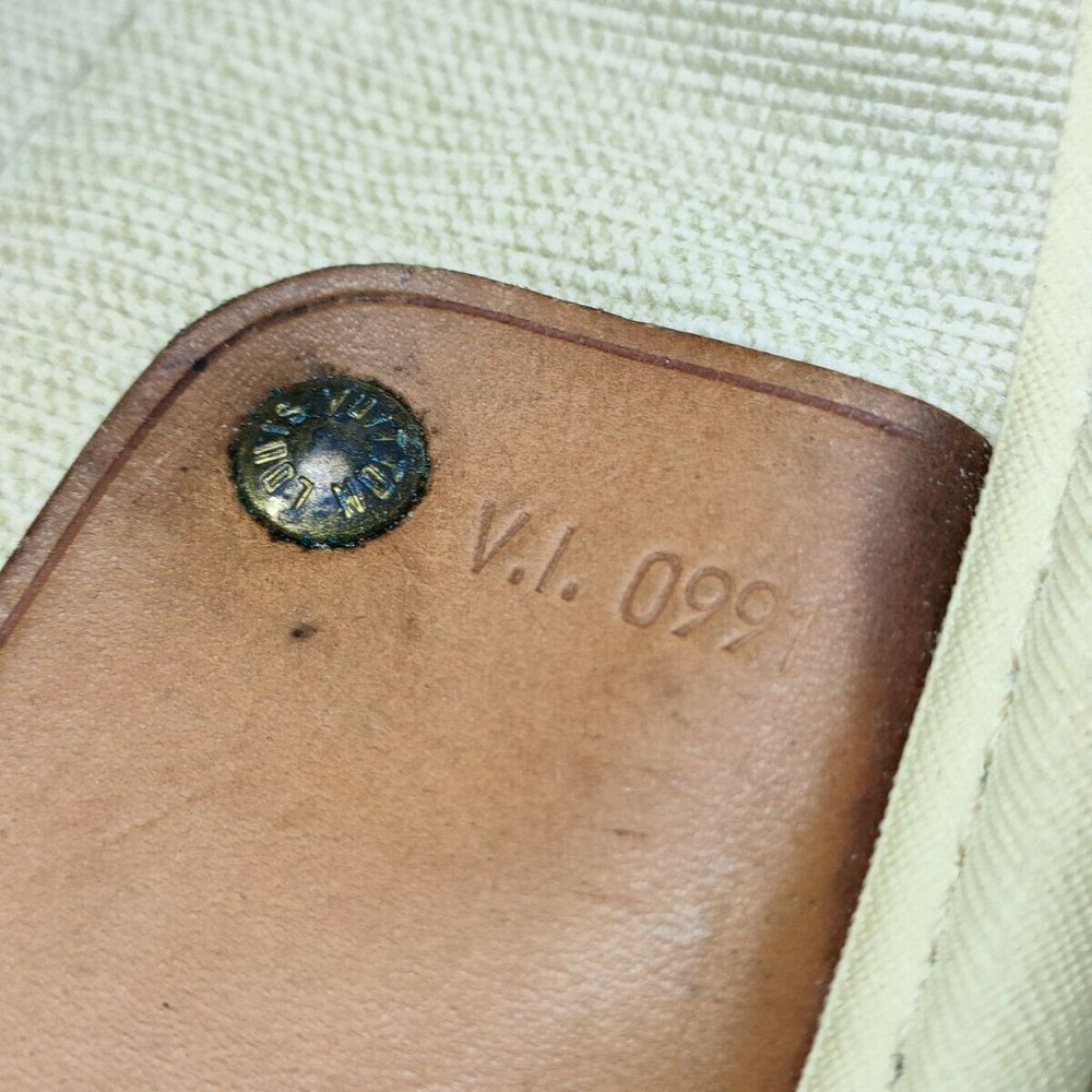Louis Vuitton Travel Bag Alize 1 Poche Browns - Picture 7 of 10